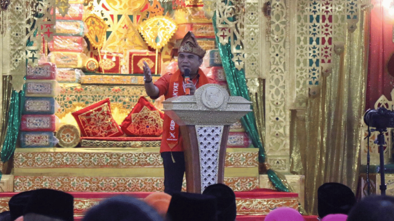 Pengukuhan DPW Gerakan Rakyat Riau, Ketum Sahrin Hamid Ingatkan Semangat Perubahan dan Komitmen Pancakarya