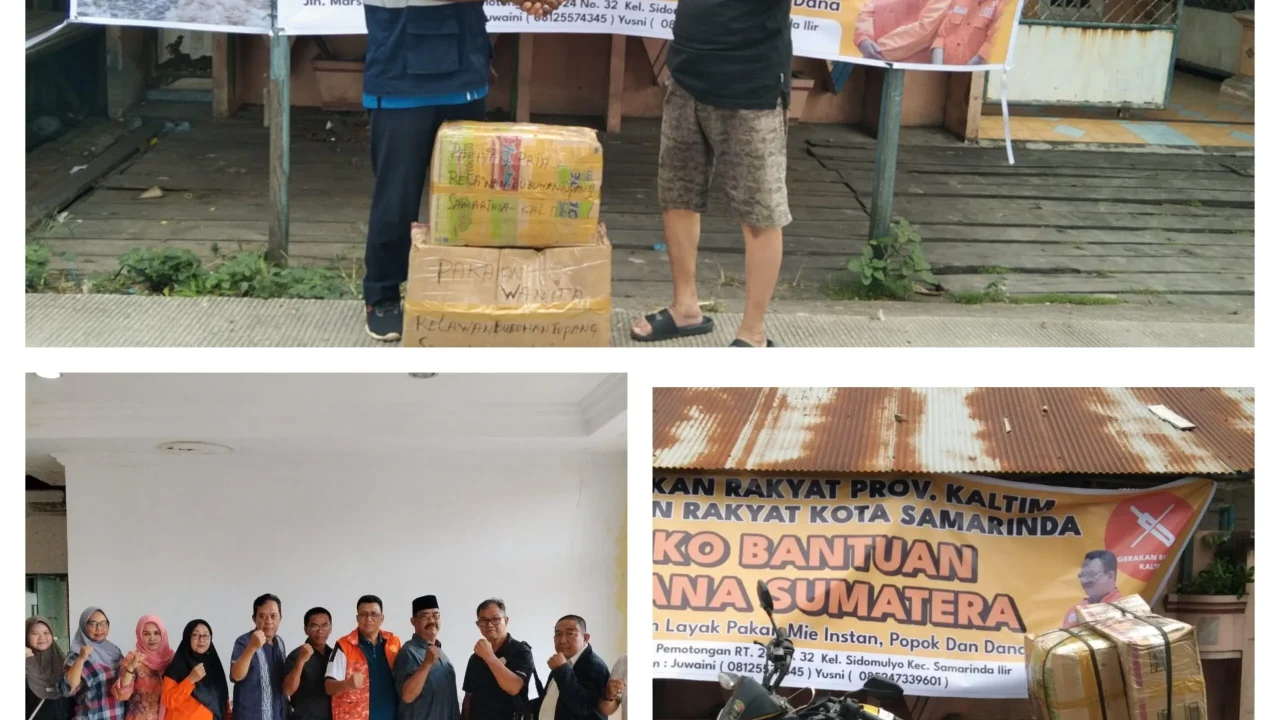 Gerakan Rakyat Kaltim Buka Posko Bantuan Bencana untuk Korban Banjir Sumatera