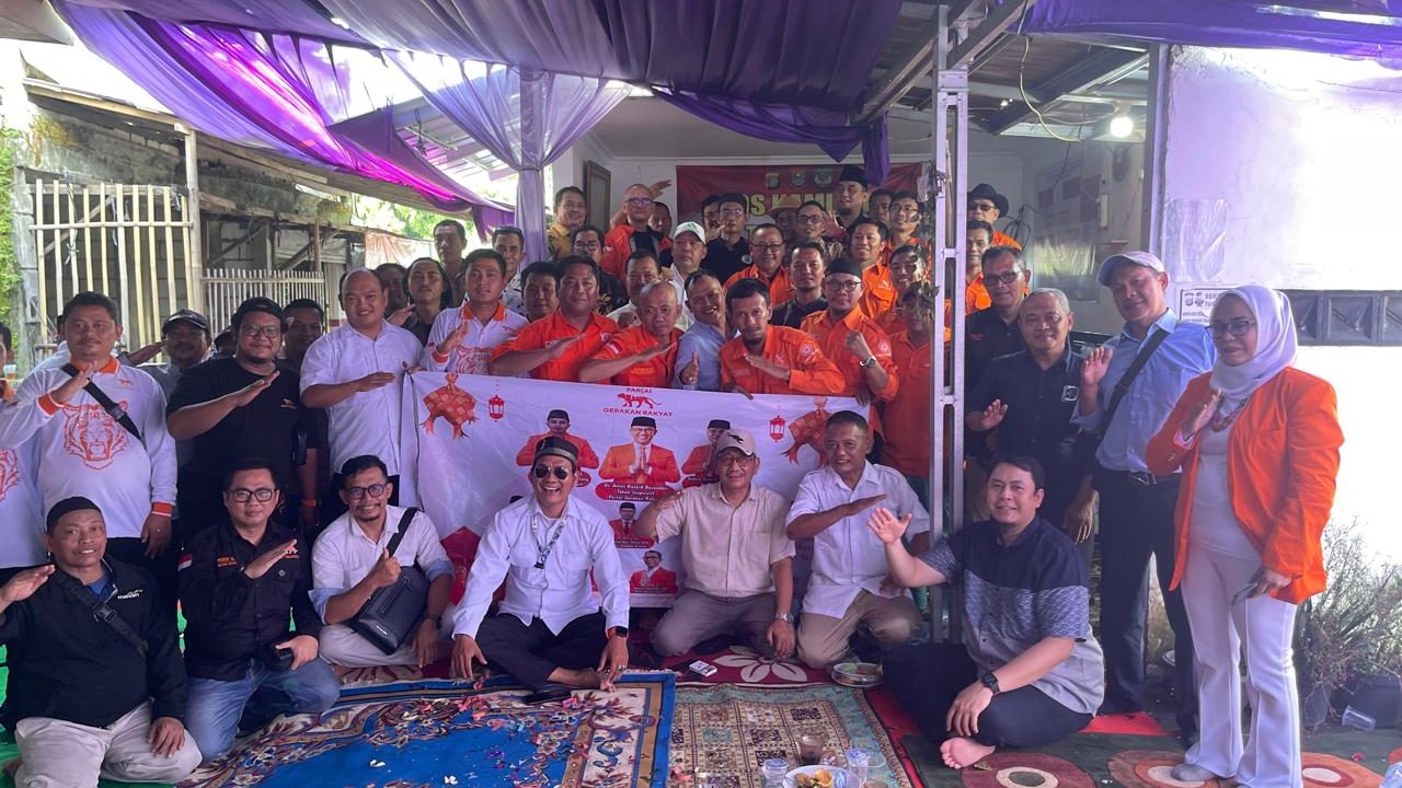 Pererat Silaturahmi Pasca Lebaran, DPD Gerakan Rakyat Kabupaten Tangerang Gelar Halal Bihalal