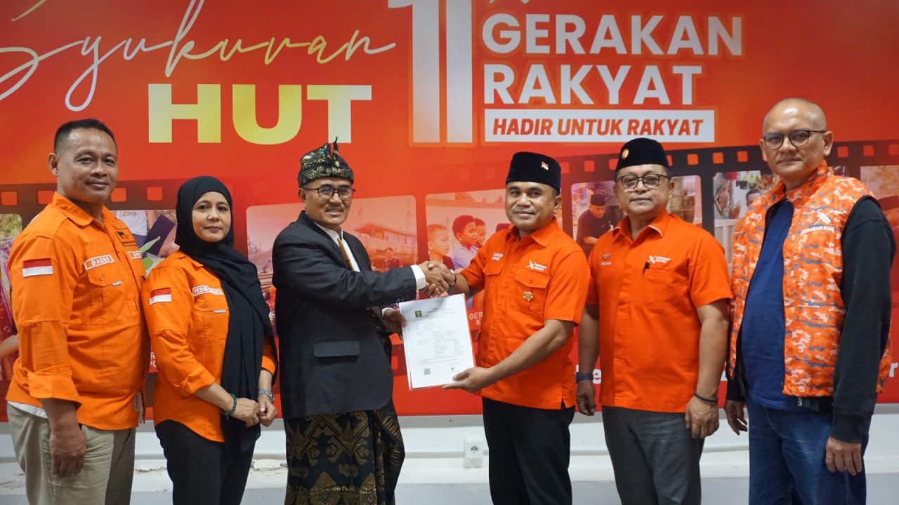 Cetak Sejarah, DPW Gerakan Rakyat NTB Jadi Provinsi Pertama Serahkan Berkas Lengkap ke Pusat