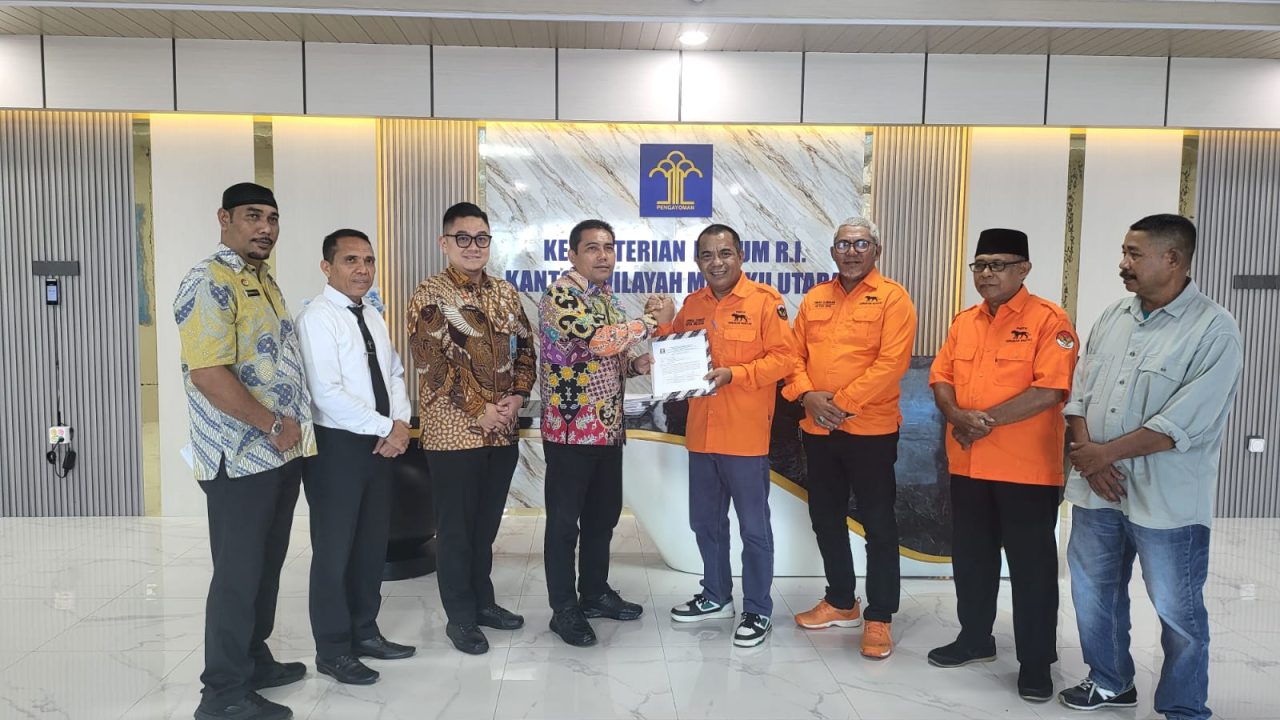 Gerakan Rakyat Maluku Utara Resmi Kantongi SKT Partai Politik dari Kanwil Kemenkum