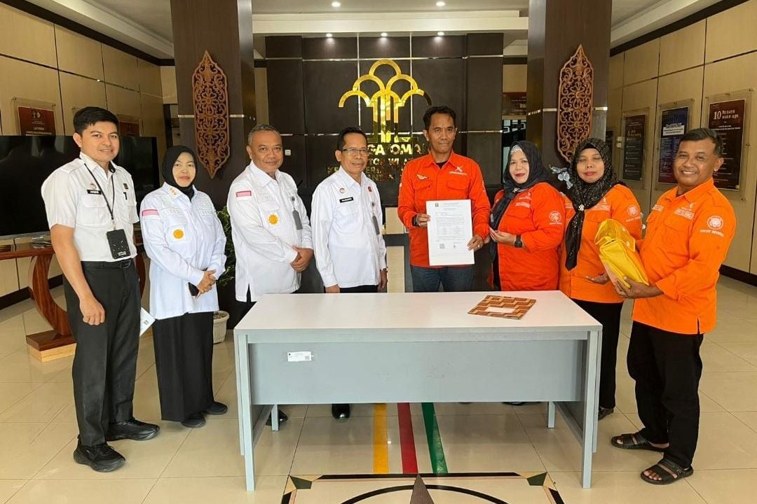 Gerakan Rakyat Kalteng Resmi Terima SKT Partai Politik dari Kanwil Kemenkum di Palangka Raya