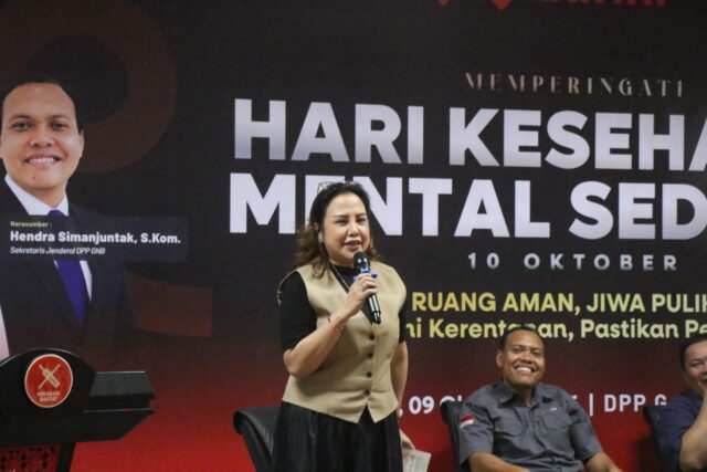 Penasehat Gerakan Kristen Indonesia Sejahtera (GEKRIS) sekaligus CEO PT Luhur Mulia Jaya, Yunita Wowor. (Dok. Humas DPP GR)