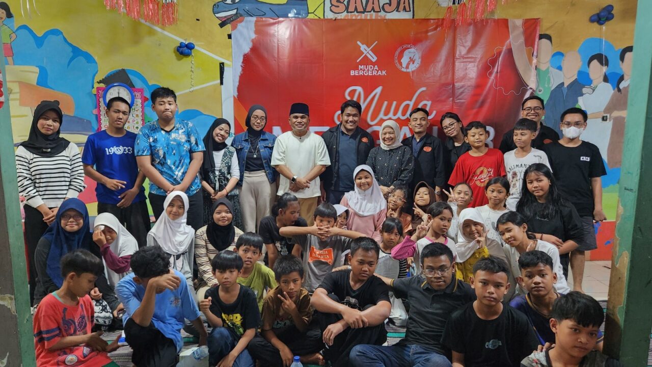 Muda Bergerak Resmikan Program Mengajar di SAAJA, Sahrin Hamid Tekankan Pendidikan sebagai Eskalator Sosial