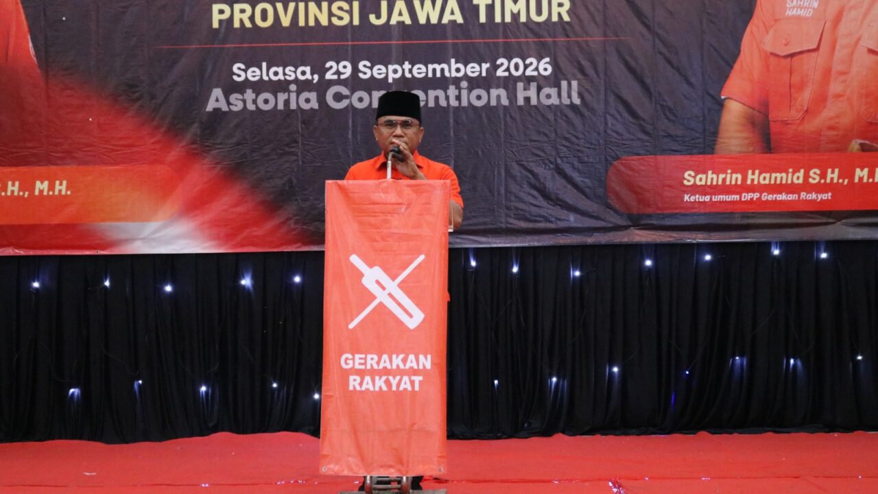 Sahrin Hamid Optimis Gerakan Rakyat Menang Pemilu 2029 di Jawa Timur